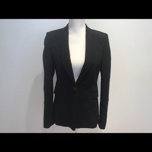 EMILIO PUCCI VIRGIN WOOL PEAK LAPEL BLAZER SZ 6